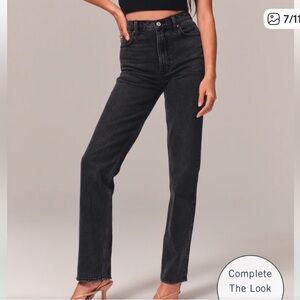 Abercrombie & Fitch 90s Slim Straight Ultra High Rise
